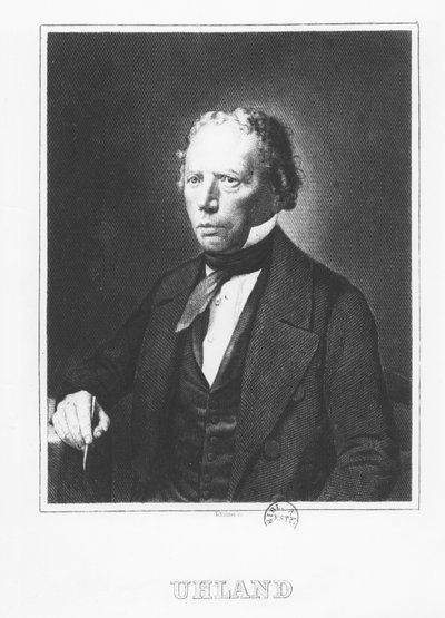 Johann Ludwig Uhland by French School